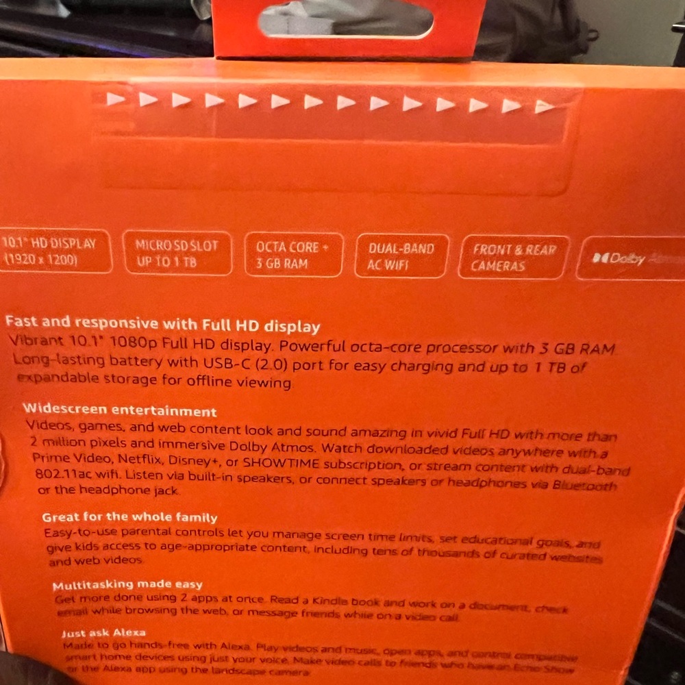Brand New Amazon Fire HD 10 Tablet - Black 32GB - Picture 5 of 5